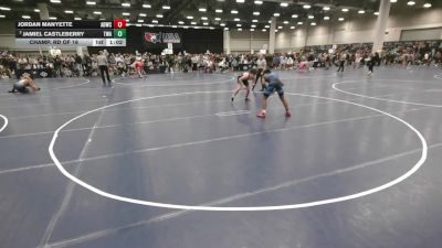 126 lbs Champ. Rd Of 16 - Jordan Manyette, American Dream Wrestling Club vs Jamiel Castleberry, The Wrestling Academy