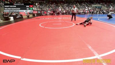 66 lbs Round Of 32 - Kasey Kilcoin, Nebraska Wrestling Academy 2 vs Delanie Wartchow, Shelton Wrestling Academy