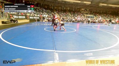 85 lbs Round Of 16 - Jaxon Huffman, Team Tulsa Wrestling Club vs Zain Grigsby, Bentonville Wrestling Club