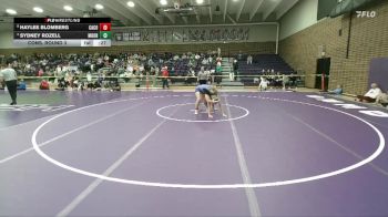 145 lbs Cons. Round 3 - Sydney Rozell, Moorcroft vs Haylee Blomberg, Campbell County