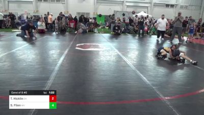 50-B lbs Consi Of 8 #2 - Tyler Hicklin, OH vs Sawyer Flinn, WV