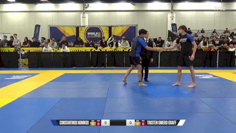 Tristen Omero Graff vs Constantinos Nomikos 2024 World IBJJF Jiu-Jitsu No-Gi Championship