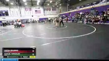 132 lbs Semifinal - Samuel Gonzales, Selah vs Justin Gelermo, Flathead