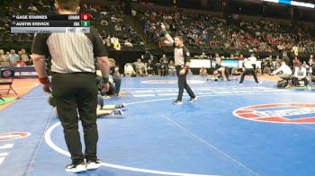 144 Class 3 lbs Cons. Semi - Gage Starnes, Lebanon vs Austin Stevick, St. Michael The Archangel