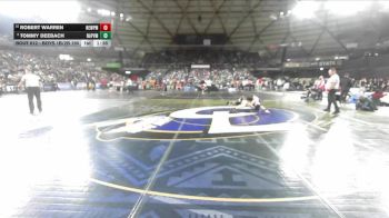 Boys 1B/2B 190 Quarterfinal - Robert Warren, Newport vs Tommy Deebach, Napavine