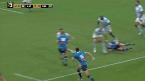 Replay: Castres vs Racing 92 | Christian Ambadiang Try Saving Tackle