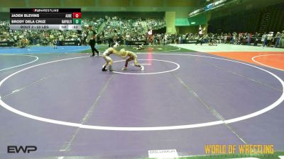 52 lbs Round Of 32 - Jaden Blevins, Askeo International Matclub vs Brody Dela Cruz, Elite Wrestling