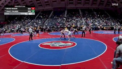1A-165 lbs Quarterfinal - Tracy Palmer, Bremen vs Miles Mason, Oglethorpe County