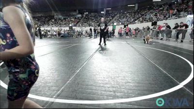 46 lbs Consi Of 16 #2 - Edith Shimonek, Pawhuska vs Bentley Bruchett, Raw Wrestling Club