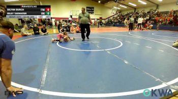 43-46 lbs Final - Dilynn Burch, Team Tulsa Wrestling Club vs Riley Tarwater, Eufaula Ironheads Wrestling Club