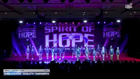 Cheer Athletics - Charlotte - KingdomCats [2026 L1 Junior - Flex Day 1] 2026 Spirit of Hope Grand Nationals