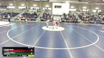 157 lbs Champ. Round 1 - Tyler Russ, Norwich vs Lucien Perla, Springfield