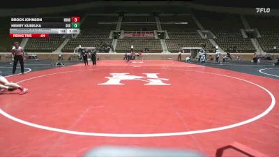 184 lbs Round 5 (10 Team) - Brock Johnson, Huntingdon vs Henry Kubelka, Schreiner