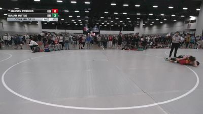 113 lbs Cons. Rd Of 32 - Isaiah Tuttle, Nebraska Wrestling Academy vs Maysen Perkins, Greater Heights Wrestling