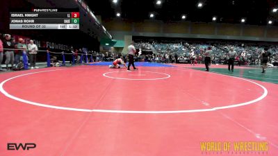 157 lbs Round Of 32 - Israel Knight, Lovelock Mustangs vs Jonas Rohr, Davis Senior