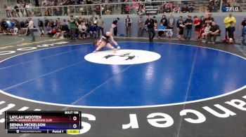 130 lbs Round 2 - Sienna Mickelson, Kodiak Wrestling Club vs Laylah Wooten, Arctic Warriors Wrestling Club