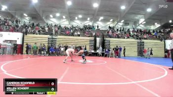 106 lbs 1st Place Match - Kellen Schoeff, Plainfield vs Cameron Schofield, Franklin Community