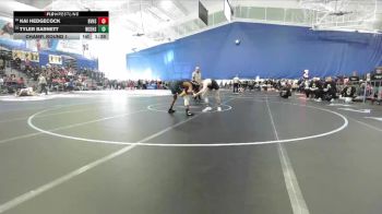 120 lbs Champ. Round 1 - Tyler Barnett, Wichita-Southeast Hs vs Kai Hedgecock, Blue Valley