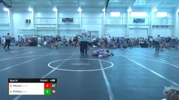 130 lbs Round 3 (10 Team) - Sam Mosier, Olympia vs Adam Phillips, 84 Athletes