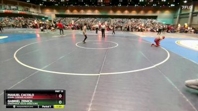 100-101 lbs Round 2 - Manuel Cacoilo, Daniel Cormier Academy vs Gabriel Zrnich, Greenwave Youth Wrestling