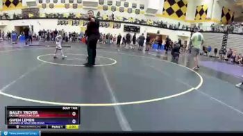 45 lbs Round 1 - Bailey Troyer, Falcon Wrestling Club vs Gwen Lemen, Legends Of Gold Wrestling