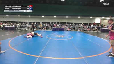 132 lbs Round Of 32 - Julianna Hernandez, NY vs Isabella Hernandez, NC