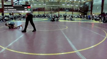 132 lbs Champ. Round 2 - Davi Glykas, Northampton vs P.J. Terranova, Delbarton