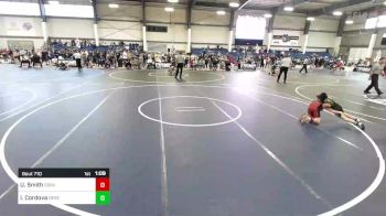 81 lbs Quarterfinal - Uriah Smith, Dominate WC vs Izayah Cordova, Desert Dogs WC