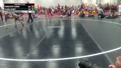 56 lbs Round 5 (6 Team) - Clara Corey, SC United vs Penelope Flores, Task Force
