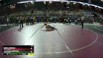 110 lbs Quarterfinal - Cynthia Kowitski, Ponte Vedra vs Sofia Ferran, Mater Lakes