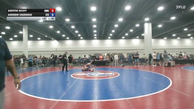120 lbs Cons. Quarters - Ashton Scott, Southwest Select Wrestling Club vs Andrew Uszenski, KD Training Center