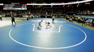 I-101 lbs Cons. Round 2 - Evan Gomez, Valley Central vs Casey Powers, Long Beach