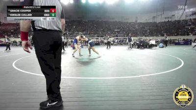 G6A-190 lbs Quarterfinal - Kinslee Collier, EDMOND NORTH-Girls vs Gracie Cooper, Bixby-Girls