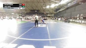 Boys 1A 144 lbs Cons. Semi - Kolton Weeks, Cashmere vs Troy Rupe, Elma