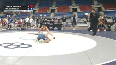 120 lbs Cons. Sub-semis - Landon Thoennes, Minnesota vs Tyler Verceles, Maryland