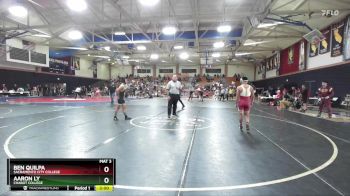 133 lbs Quarterfinal - Ben Quilpa, Sacramento City College vs Aaron Ly, Chabot College