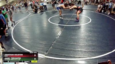 218 lbs Semifinal - Angel Cervantes, Scotsmen Wrestling Club vs Jonathan Houston, EGWA