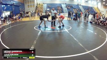 150 lbs Round 1 (8 Team) - Arthur Vanderpool, Bandits WC vs Lucas Karlsson, Avalon WV