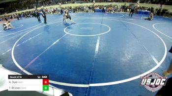 132 lbs Round Of 16 - Alan Dyer, Midwest City Bombers vs Tyler Bryson, Team Choctaw