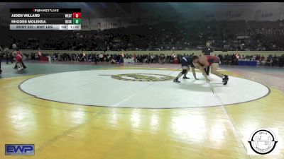 Semifinal - Aiden Willard, Weatherford vs Rhodes Molenda, Husky Wrestling Club