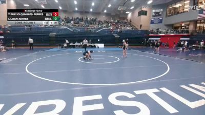 100 lbs Cons. Round 1 - Enielys Quinones- Torres, Rockwall Heath vs Lillian Juarez, Klein Collins