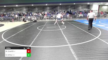 220 lbs Round Of 64 - Matthew Cranfill, NC vs Brycen Arthur, WV