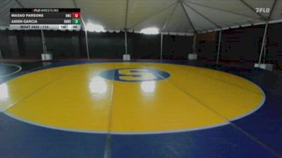113 lbs Champ. Round 1 - Aiden Garcia, Rough House Wrestling Club vs Masao Parsons, Reign Wrestling Club