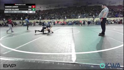 105 lbs Consi Of 8 #1 - Carson Jardot, Perry Wrestling Academy vs Hunter Villines, Weatherford Youth Wrestling