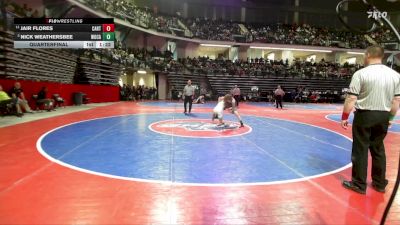 113-4A Quarterfinal - Nick Weathersbee, Woodland, Cartersville vs Jair Flores, Cartersville