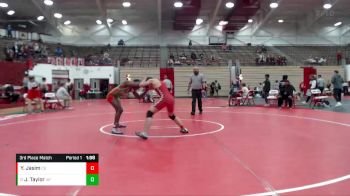 140-150 lbs 3rd Place Match - Jacobi Taylor, Indianapolis Arsenal Tech vs Yasir Jasim, Center Grove