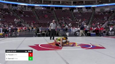 107 lbs Consi Of 16 #2 - Dominick Powell, Upper Dublin vs Dylan Barrett ...