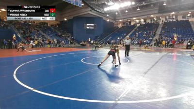 100 lbs Cons. Round 4 - Venice Kelly, Woodbridge Senior vs Sophia Washburn, Lakeland Regional