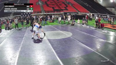 150 lbs 2nd Place Match - Levi Conley, Oregon vs Ezekiel Bolton, Alaska