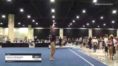 Kathryn Weilbacher - Floor, North Champions #1254 - 2021 USA Gymnastics Development Program National Championships